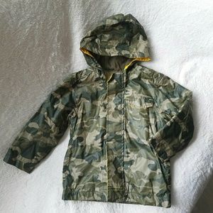 Fleace lined rain coat